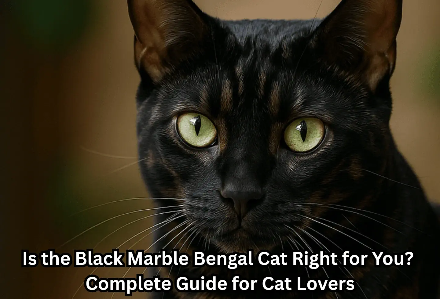 Is the Black Marble Bengal Cat Right for You? Complete Guide for Cat Lovers